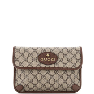 GUCCI Neo Vintage Flap Belt Bag GG Coated Canvas