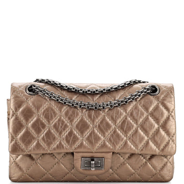 CHANEL ReiESue 2.55 Flap Bag Quilted Aged Calfskin 225