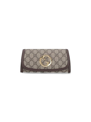 Gucci Women Continental Wallet With "Blondie" Chain