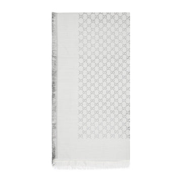 Gucci Gg Leggero Lurex Cashmere Scarf Women