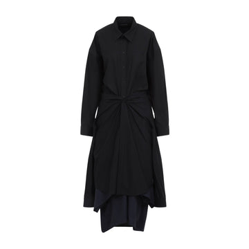 Balenciaga Maxi Patched Shirt Women