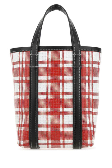 Balenciaga Women Printed Leather Small Barbes Shopping Bag