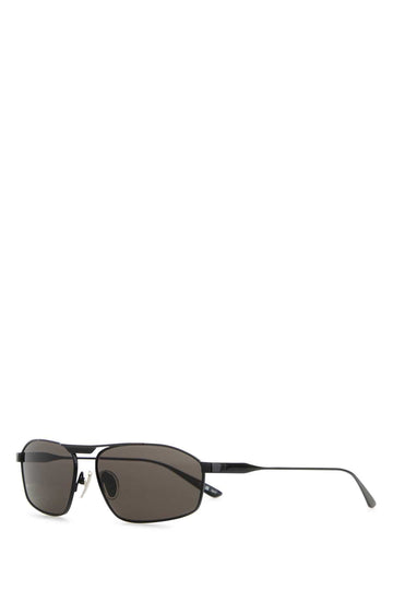 Balenciaga Women Black Metal Sunglasses
