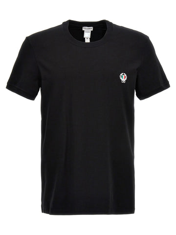 Dolce & Gabbana Men Logo Embroidered T-Shirt