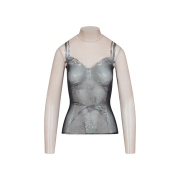 Balenciaga Trompe Oeil Lingerie Top Women
