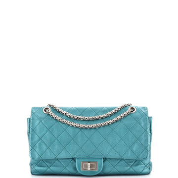 CHANEL ReiESue 2.55 Flap Bag Quilted Metallic Aged Calfskin 227