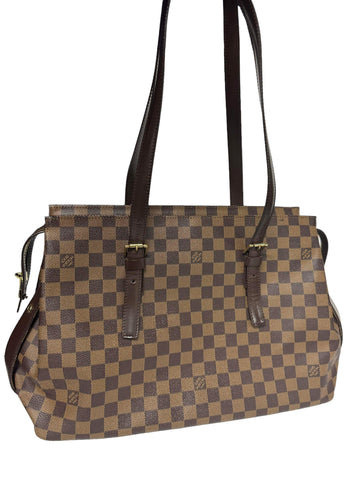 LOUIS VUITTON- Damier Ebene Chelsea Tote