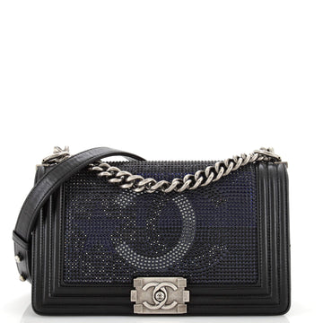 CHANEL Paris-Dallas Boy Flap Bag Limited Edition Metallized StraES Old Medium