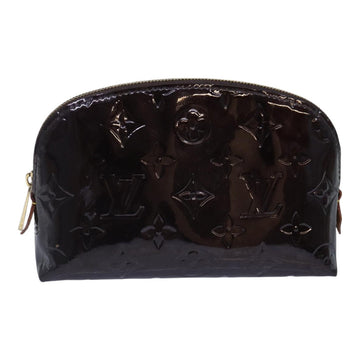 Louis Vuitton Cosmetic Pouch  Patent Leather Clutch Bag
