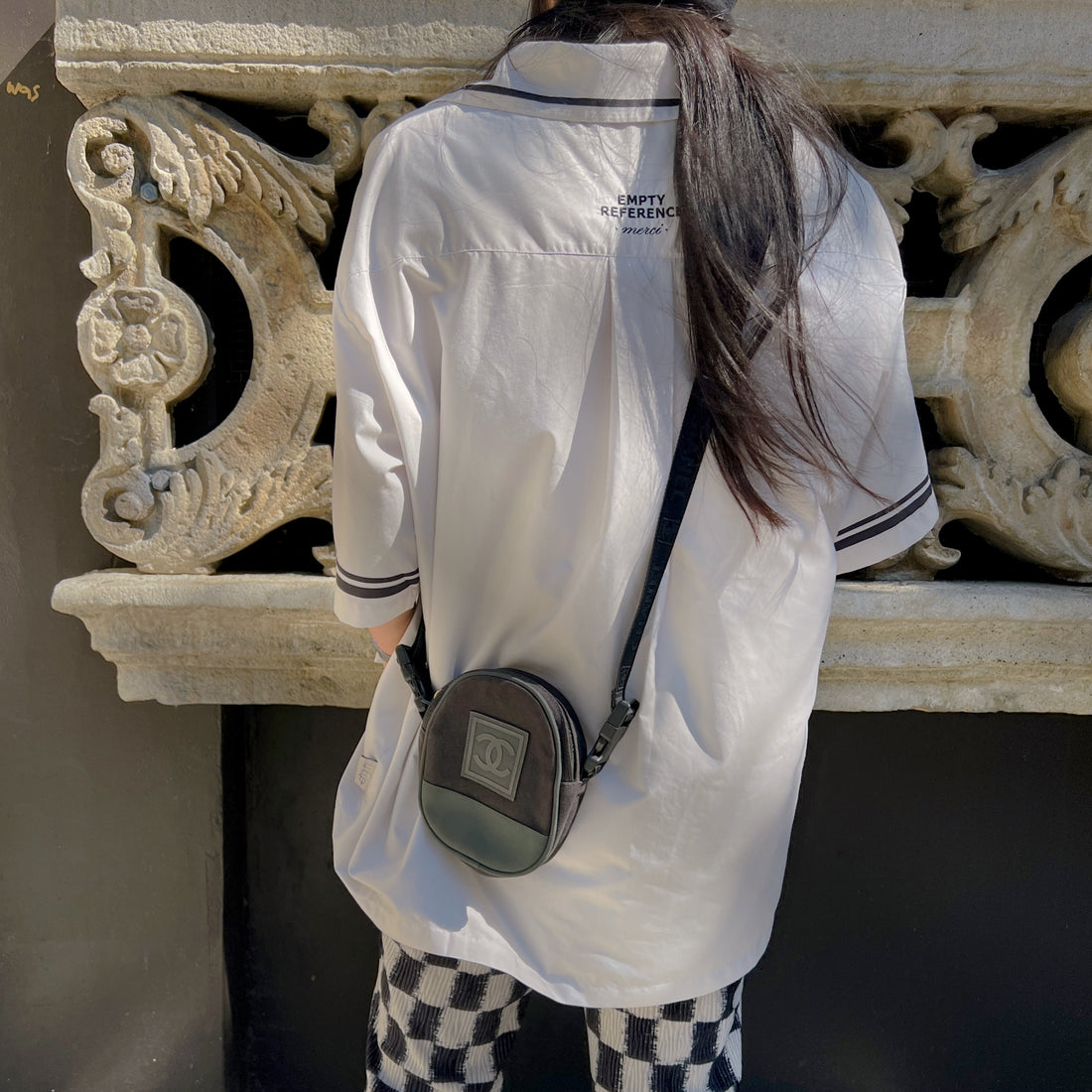 Chanel Sports Line logo patch crossbody/ belt bag TWS