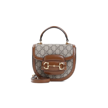 Women's Mini Horsebit 1955 Tote Bag in Nude & Neutrals | Size UNICA | 78138792TCS
