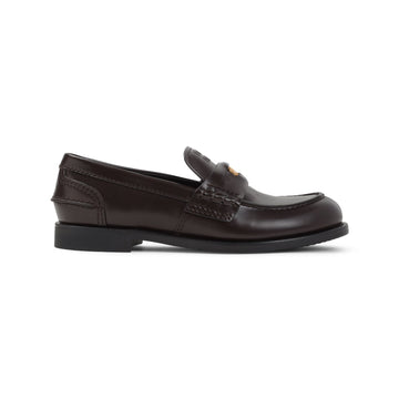 MIU MIU Leather Loafers for Women - FW25 Collection