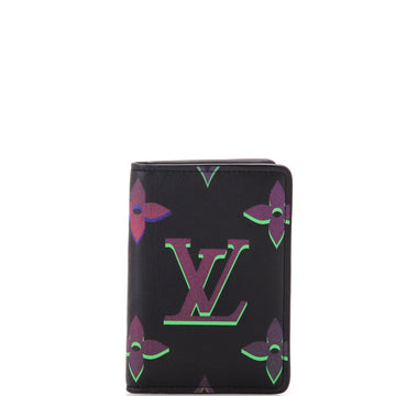 Pocket Organizer Spotlight Monogram Giant Leather