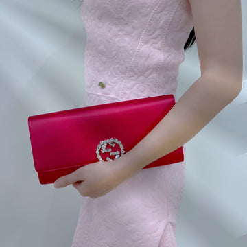 Gucci Broadway Satin Evening Clutch