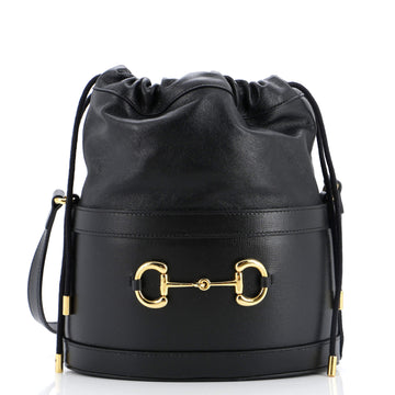 GUCCI Horsebit 1955 Bucket CroESbody Bag Leather Small