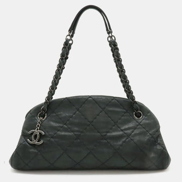 Medium Iridescent Calfskin Just Mademoiselle Bowling Bag