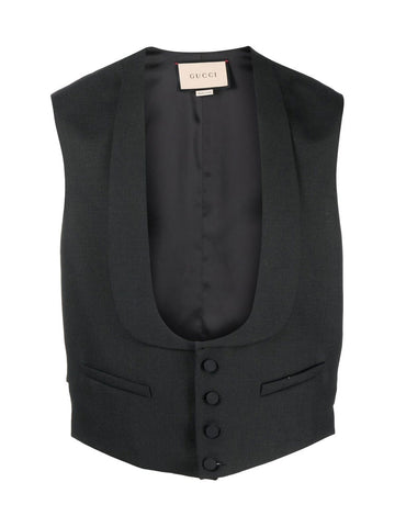 GUCCI Wool Formal Vest Gilet - Perfect for the Modern Man