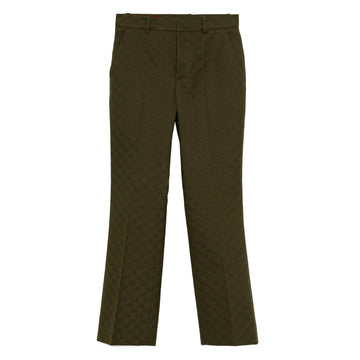 Gucci Green Trousers - Straight Trousers Women