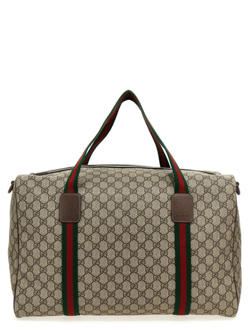 Gucci Men 'Gg Supreme' Large Travel Bag