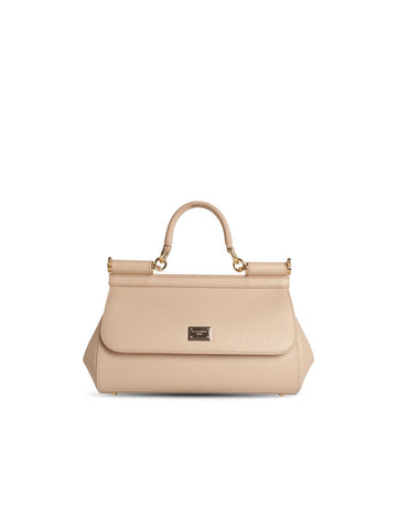 Dolce & Gabbana Small 'Sicily' Pink Leather Bag Women