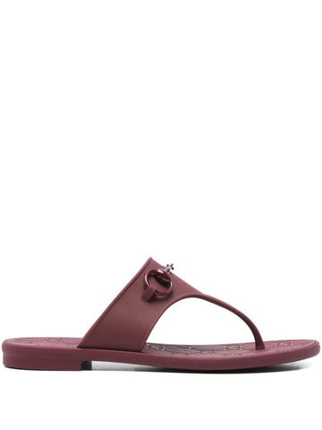 GUCCI Horsebit Detail T-Bar Sandals for Women