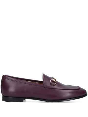 GUCCI Leather Loafers with Signature Detail