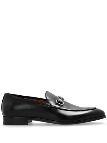 GUCCI Men's Leather Loafers with Signature Horsebit Detail