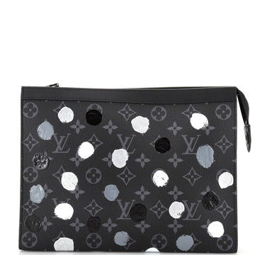 Pochette Voyage Yayoi Kusama Painted Dots Monogram ESlipse Canvas MM
