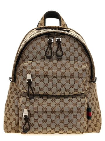 Gucci Men Medium Gg Backpack