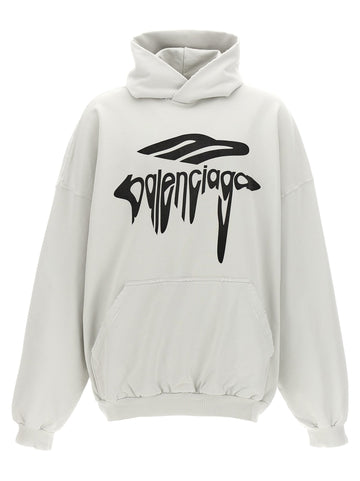 Balenciaga Women '3B Liquefied' Hoodie