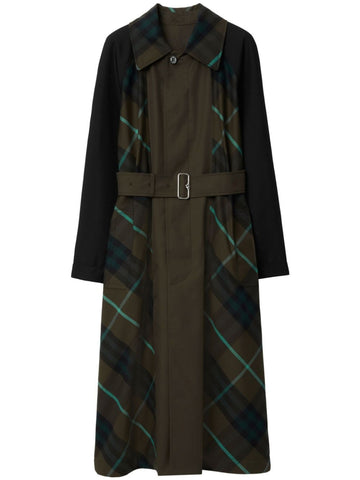 BURBERRY Embroidered Gabardine Bradford Trench Jacket for Women - FW23