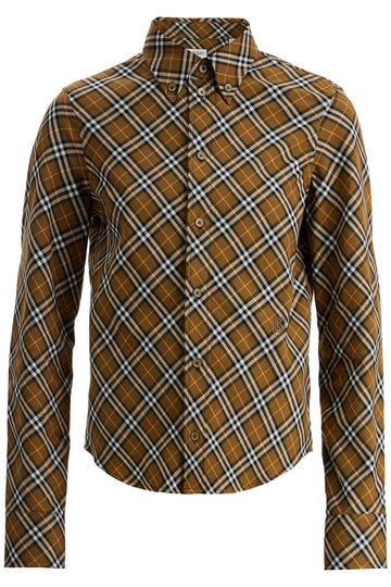 BURBERRY Classic Check Cotton Shirt for Women - FW24 Collection