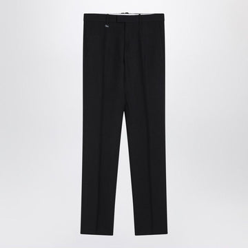 BURBERRY Classic Wool Blend Trousers for Men - SS25