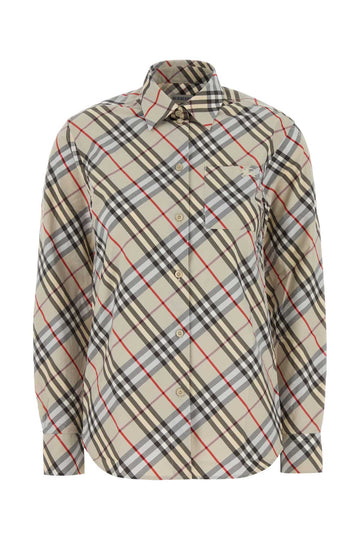 BURBERRY Embroidered Poplin Shirt for Women