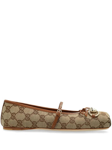 GUCCI Signature Double G Logo Ballet Flats for Women