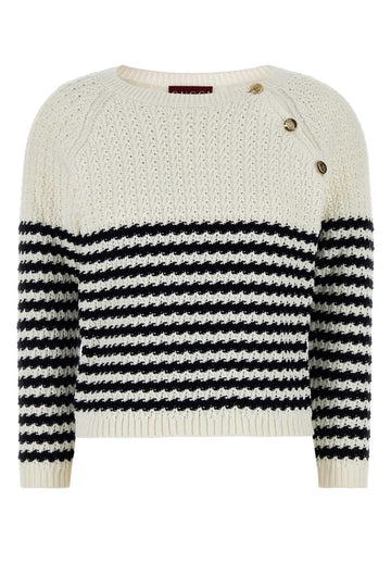 GUCCI Embroidered Cotton Sweater with Long Sleeves for Women