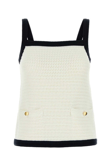 GUCCI Stretch Crochet Tank Top for Women - SS25