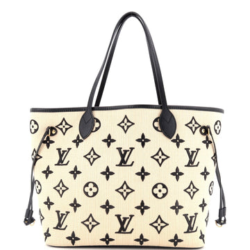 Neverfull NM Tote By The Pool Monogram Raffia MM