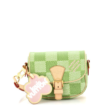 Montsouris Round Flap MeESenger Bag Tyler the Creator Giant Damier Golf