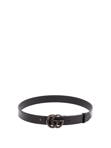 Gucci Men `Gg Marmont` Thin Belt