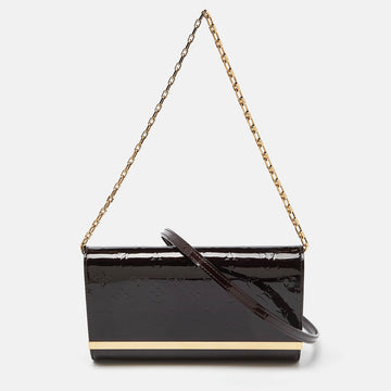 Amarante Monogram Vernis Ana Clutch Bag