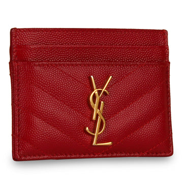 Red Chevron Card Holder