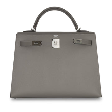 Kelly 32 - Gris Meyer Epsom