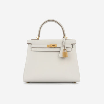 Hermès - Kelly 25 - Gris Pale Togo GHW - 2023 - Brand New