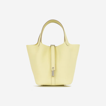 Hermès Hermès - Picotin 18 - Jaune Milton Clemence PHW - Brand New - 2024