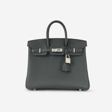 Hermès - Birkin 25 - Vert Fonce Togo PHW - 2024 - Brand New