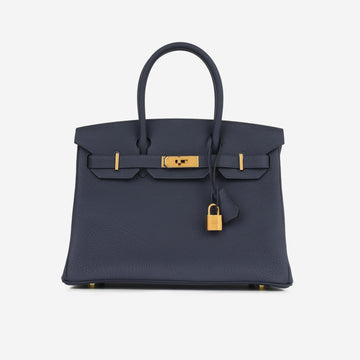 Hermès Birkin 30 Bleu Saphir Togo GHW (NWT)