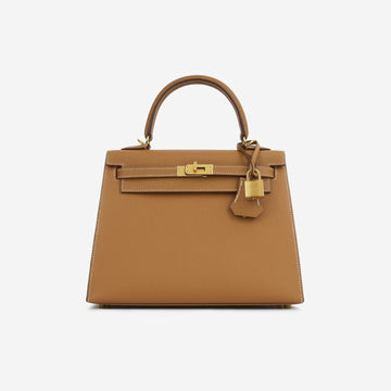 Hermès Kelly 25 Gold Epsom GHW (NWT)