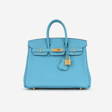 Hermès - Birkin 25 - Bleu Du Nord Swift GHW - 2020 -