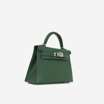 Hermès Mini Kelly Vert Moyen Epsom PHW (NWT)